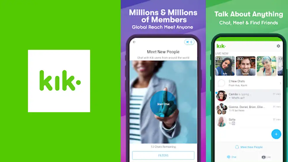 Kik Messenger (Apps For Teens To Make Friends)