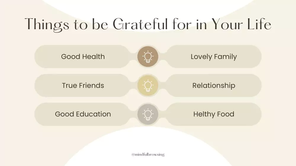 Focusing on positive aspects in your life during Gratitude Meditation